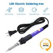 ldk soldering iron kit rear design product view | Smaronics