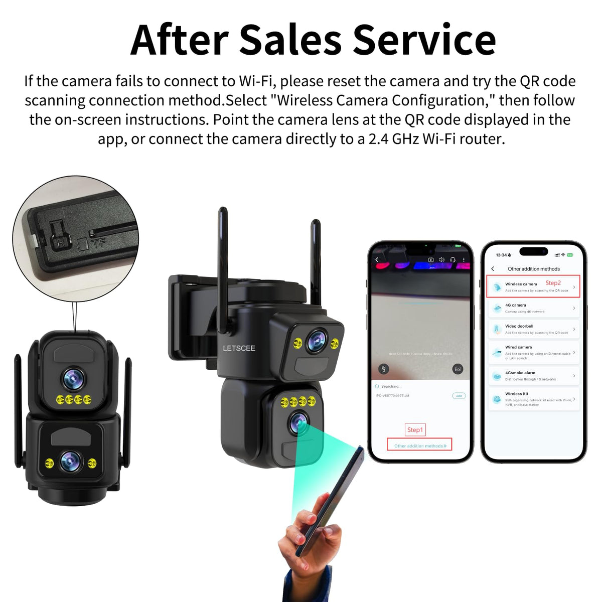 LETSCEE Security Cameras Outdoor WiFi image 9