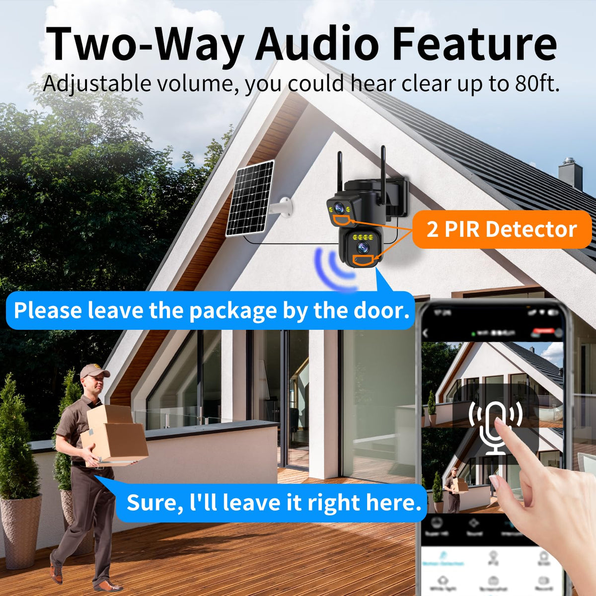 letscee security cameras outdoor wifi package contents view | Smaronic