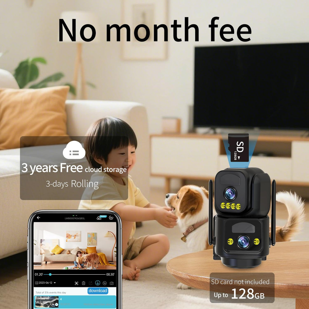 LETSCEE Security Cameras Outdoor WiFi real usage | Smaronics