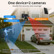 LETSCEE Security Cameras Outdoor WiFi side profile | Smaronics