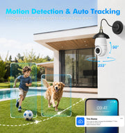 Light Bulb Security Camera 2K 5G & 2.4G WiFi side profile | Smaronics