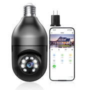 Light Bulb Security Camera with Night Vision front angle | Smaronics