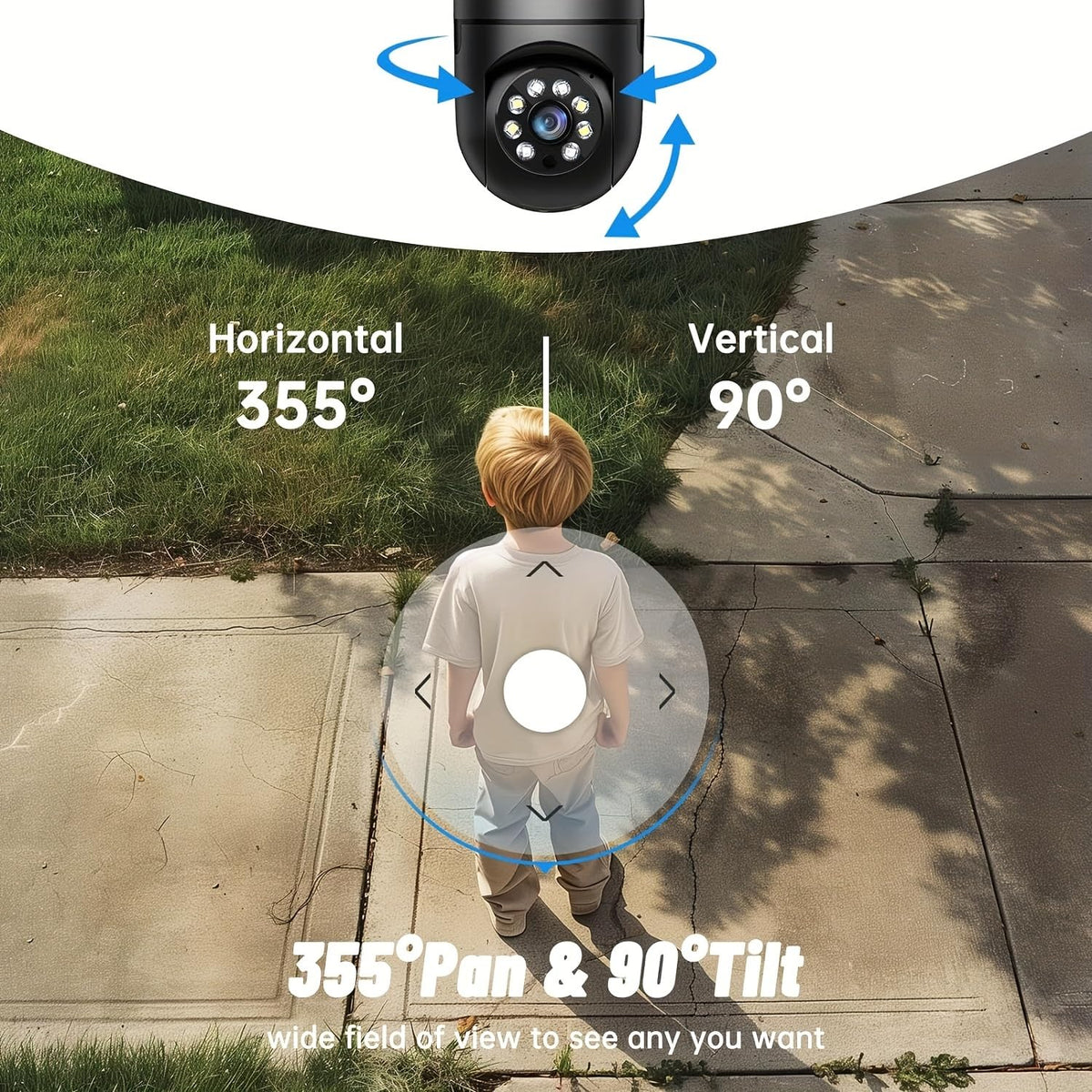 light bulb security camera package contents view | Smaronics