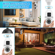 Light Bulb Security Camera real usage | Smaronics