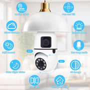 Light Bulb Security Camera rear design | Smaronics