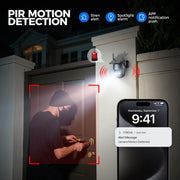 litymol 2k solar outdoor security camera clip and build detail | Smaro
