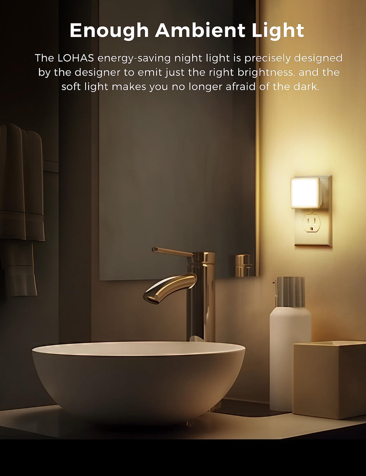 LOHAS 2-Pack LED Night Lights clip and build detail | Smaronics