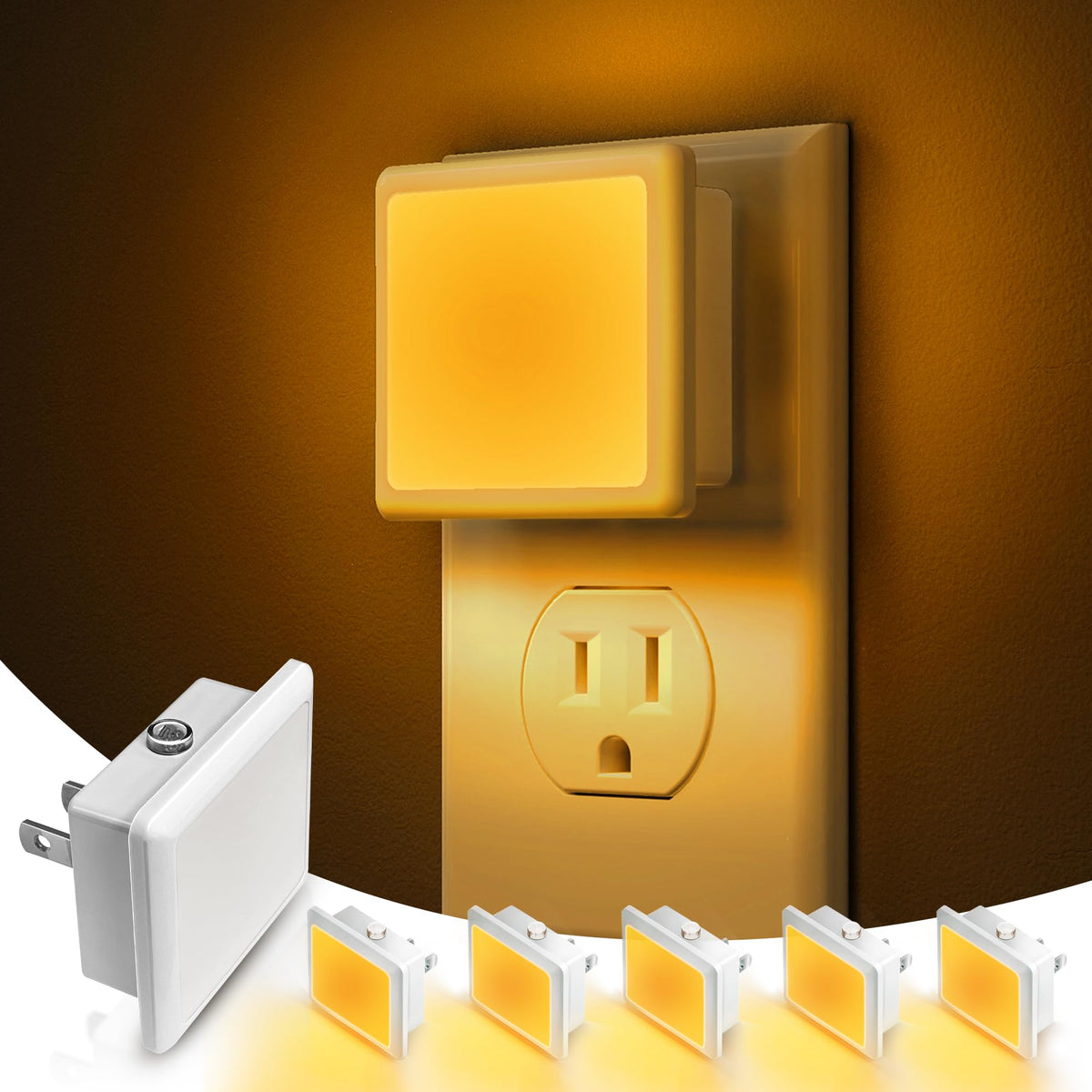 LOHAS 2-Pack LED Night Lights product detail close up | Smaronics