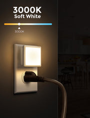 LOHAS 2-Pack LED Night Lights rear design | Smaronics