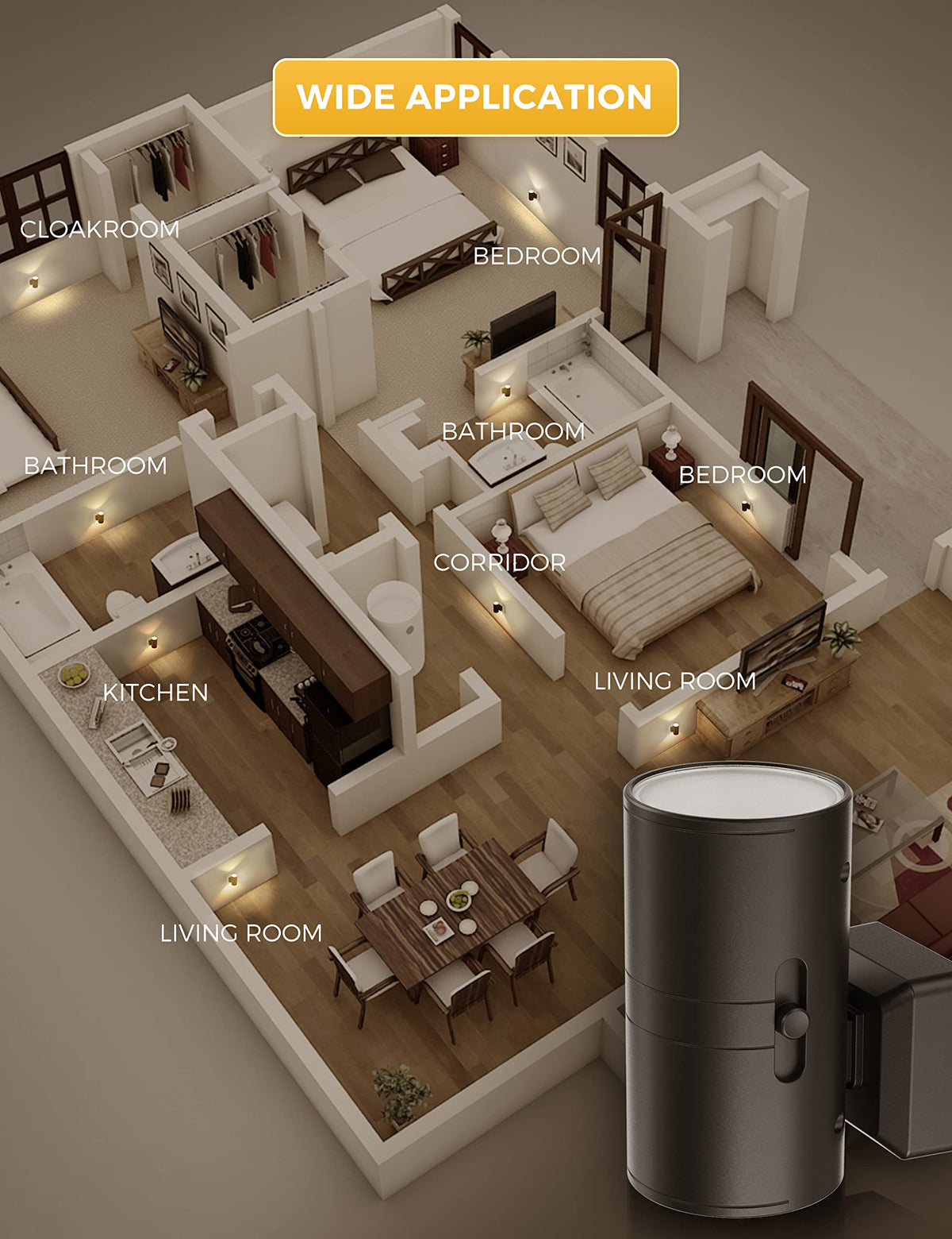 LOHAS LED Night Light with Dusk to Dawn Sensor real usage | Smaronics