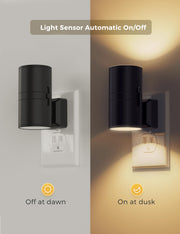LOHAS LED Night Light with Dusk to Dawn Sensor rear design | Smaronics