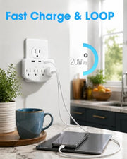 LOOKCAM 4K WiFi Nanny Cam rear design | Smaronics