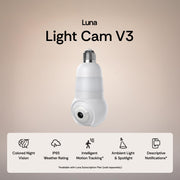 Luna Light Bulb Security Camera image 2
