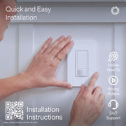 Lutron Motion Sensor Light Switch rear design | Smaronics