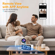 magnetic clock camera feature close up view | Smaronics