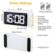 magnetic clock camera package contents view | Smaronics