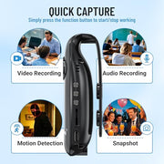 meoilkolnm mini body camera side profile product view | Smaronics