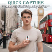 Mini Body Camera with 1080P HD clip and build detail | Smaronics