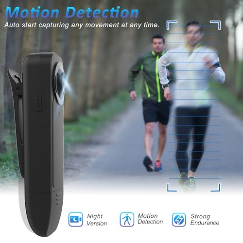 Mini Body Camera with Audio & Video Recording