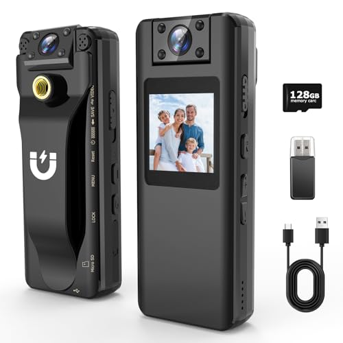 mini body camera front angle product view | Smaronics