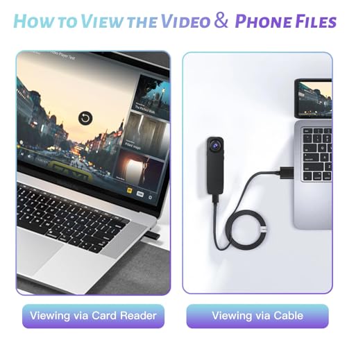 mini body camera package contents view | Smaronics