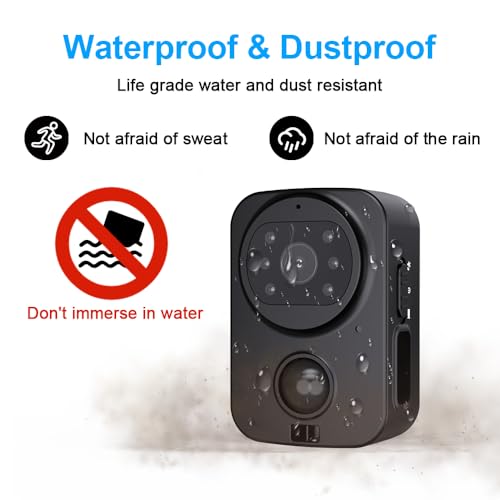 mini body camera package contents view | Smaronics