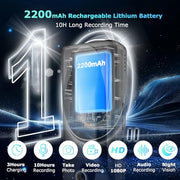 mini body camera side profile product view | Smaronics