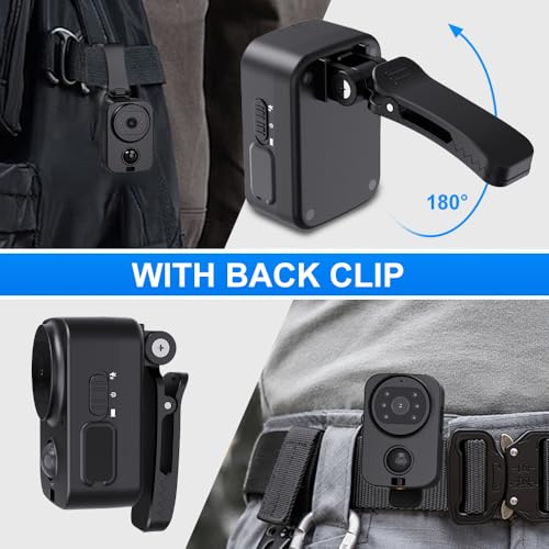 Mini Body Camera with Audio & Video Recording side profile | Smaronics