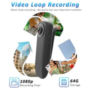 Mini Body Camera with Audio & Video Recording