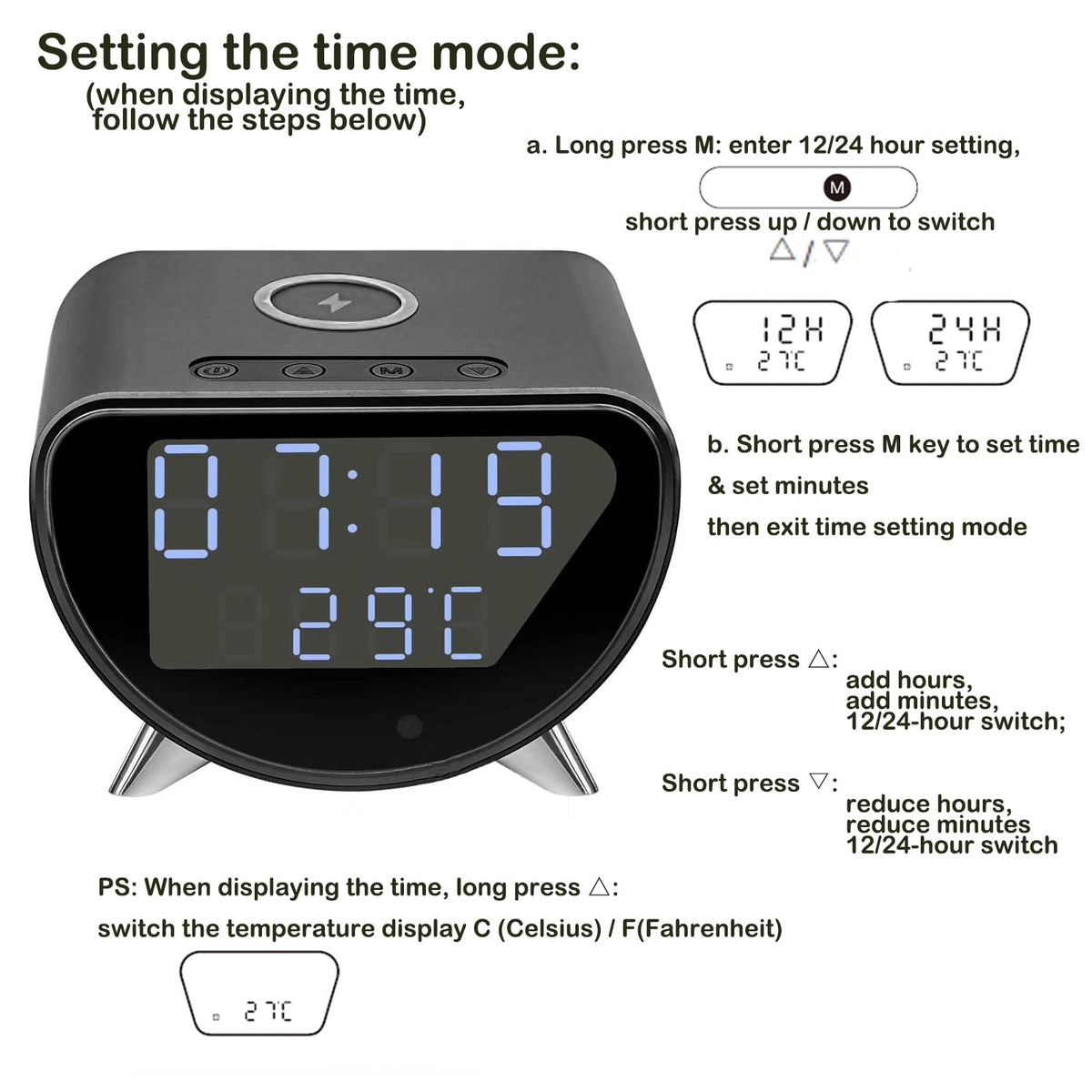Mini Camera 4K Clock Cam for Home and Office image 8