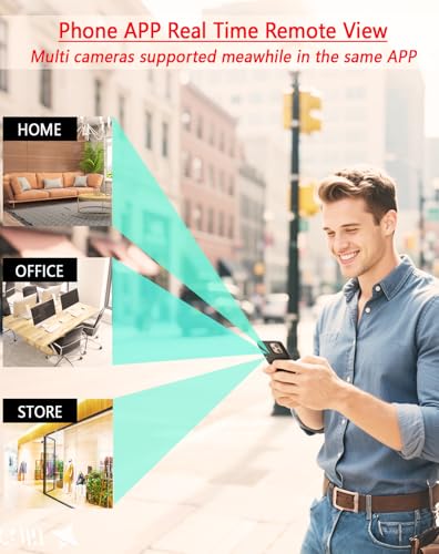 Mini Spy Camera WiFi HD1080P Home Security Cam rear design | Smaronics