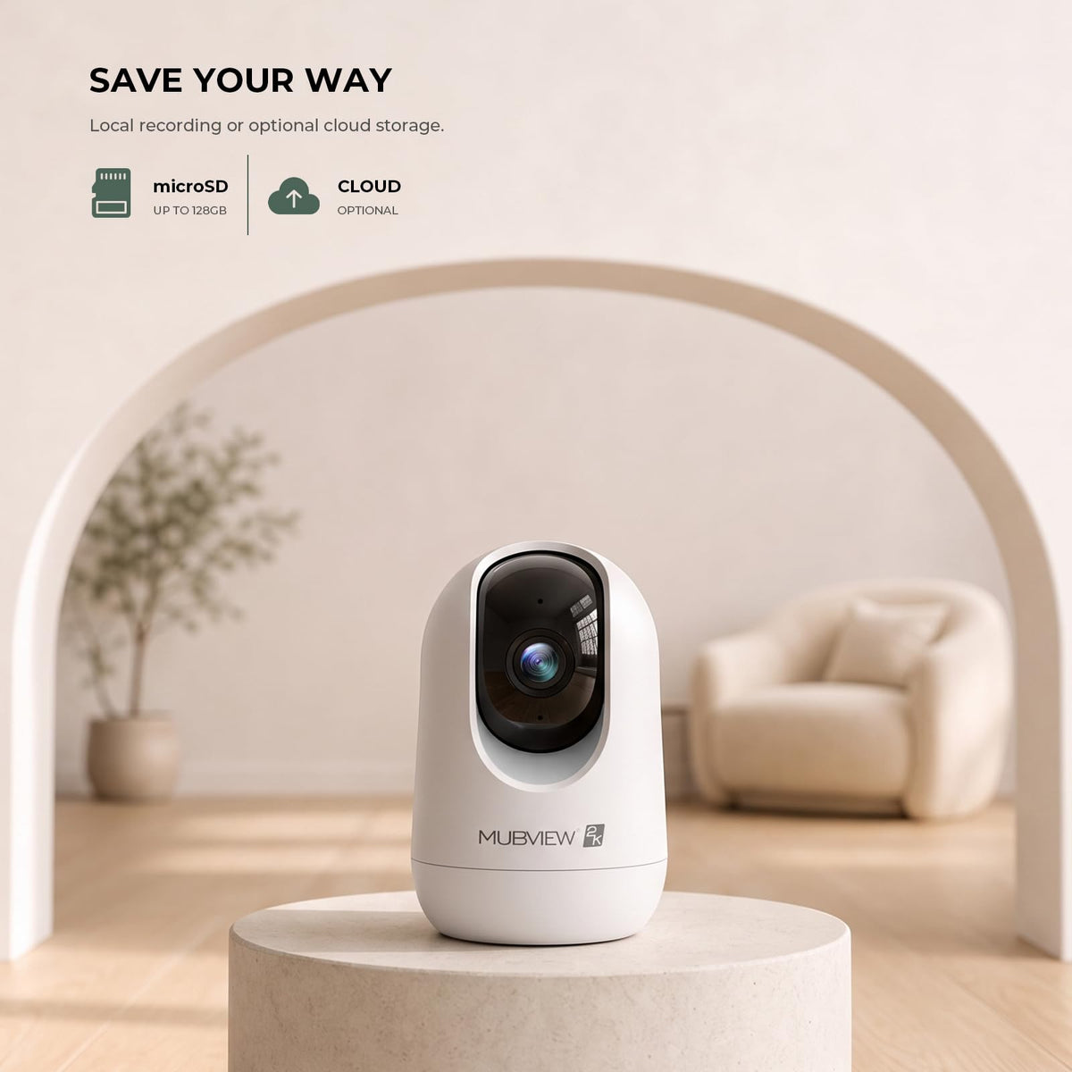 MUBVIEW Indoor Camera 2K image 8