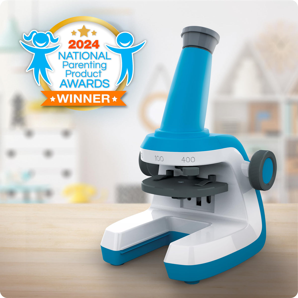 National Geographic Microscope for Kids rear design | Smaronics