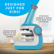 National Geographic Microscope for Kids side profile | Smaronics