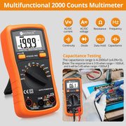 Neoteck Auto-Ranging Digital Multimeter side profile | Smaronics