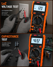 NJTY T9205N Digital Multimeter Voltage Tester image 6