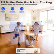noonkey battery powered wireless indoor security camera clip and build