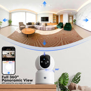 noonkey battery powered wireless indoor security camera feature close