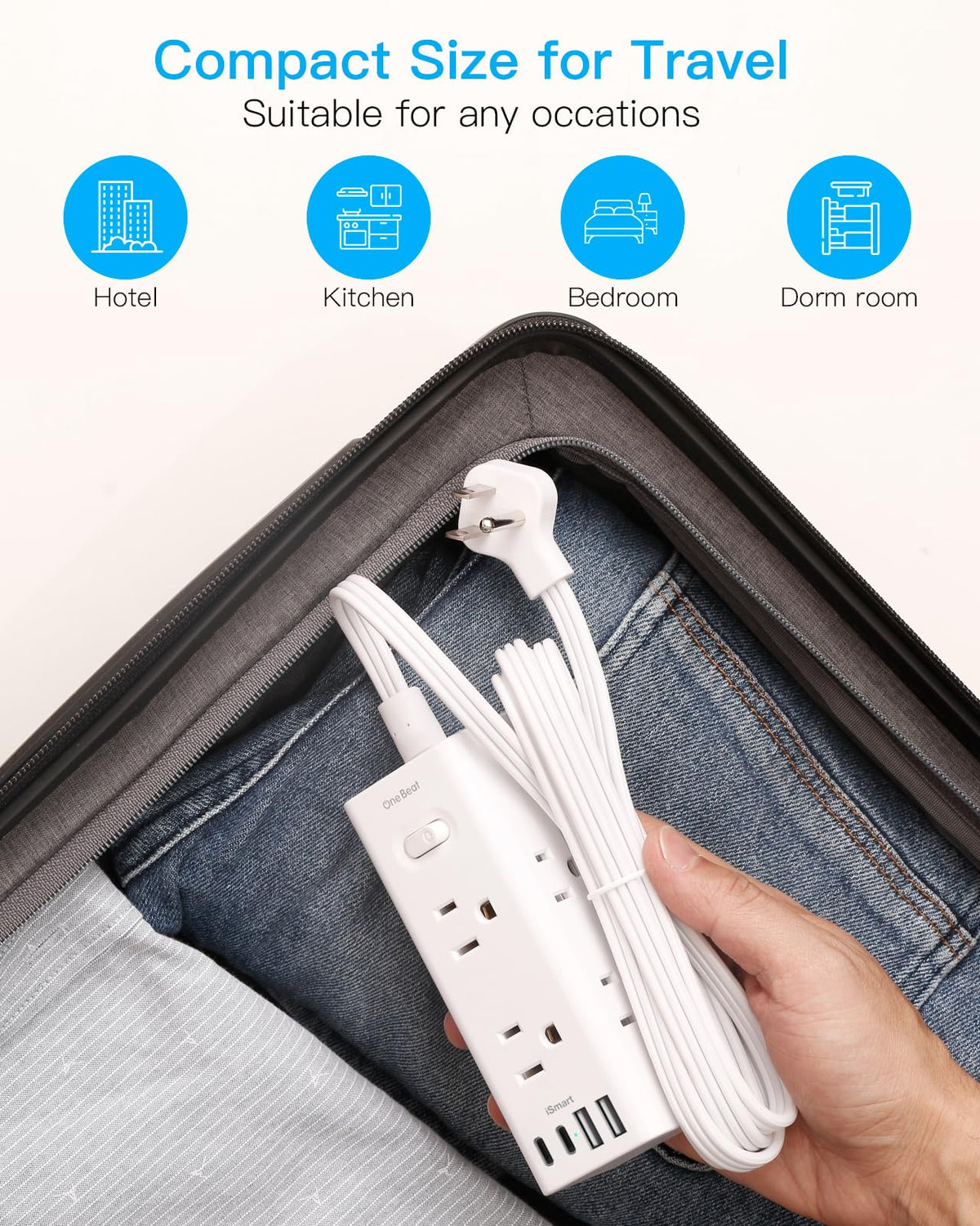 one beat 10ft extension cord real usage product view | Smaronics