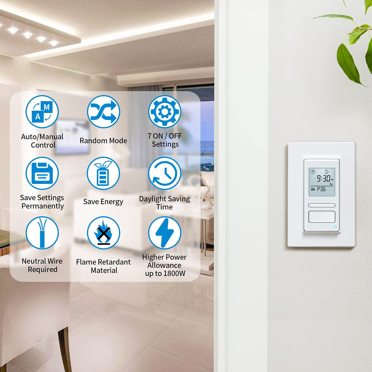 Ortis 7 Day Programmable Timer Switch image 2