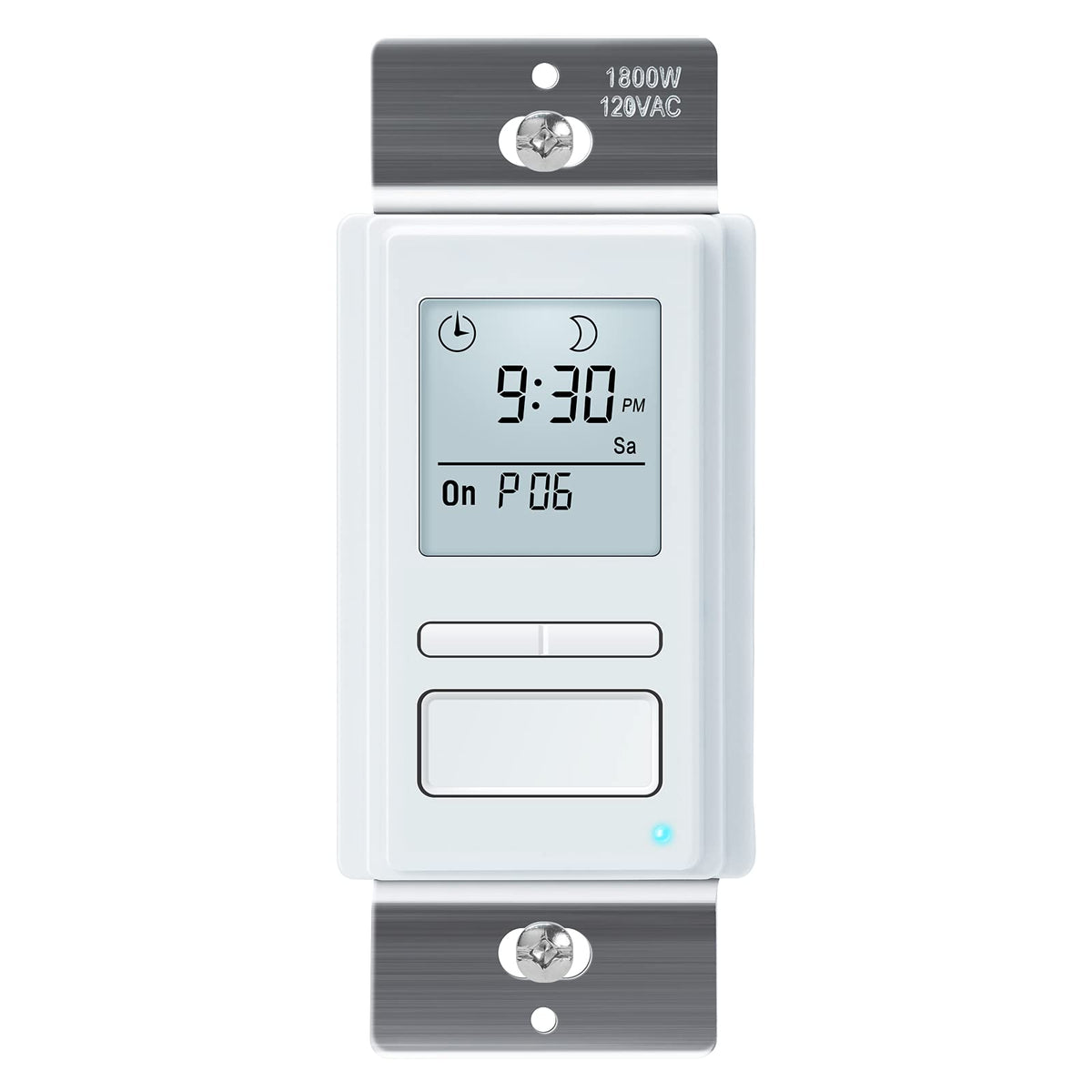 Ortis 7 Day Programmable Timer Switch front angle | Smaronics