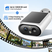Outdoor Security Camera with 360° Panoramic View and AI Detection image 6