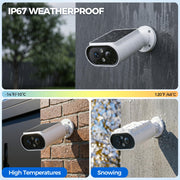 Outdoor Security Camera with 360° Panoramic View and AI Detection image 7