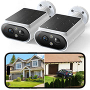 Outdoor Security Camera with 360° Panoramic View and AI Detection image 8