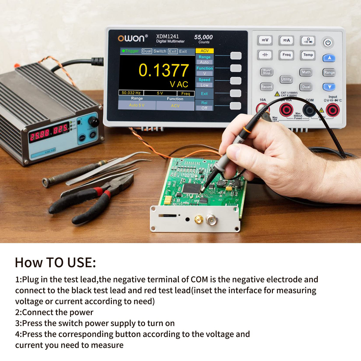 OWON XDM1241 Digital Multimeter image 7