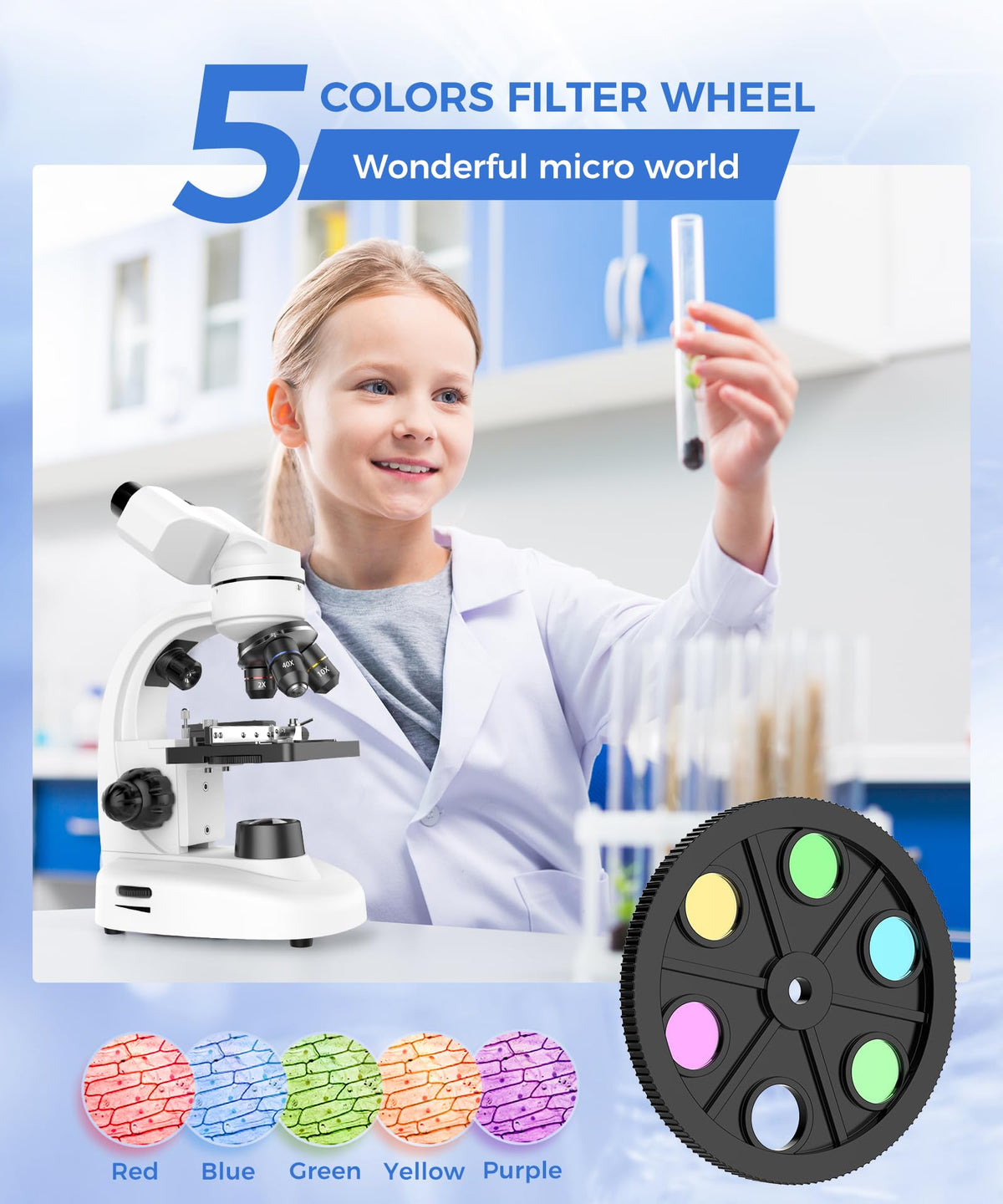 pallipartners compound binocular microscope clip and build detail | Sm