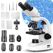 PalliPartners Compound Binocular Microscope front angle | Smaronics
