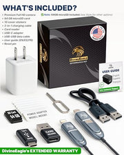 Pet Camera with Motion Detection package contents view | Smaronics