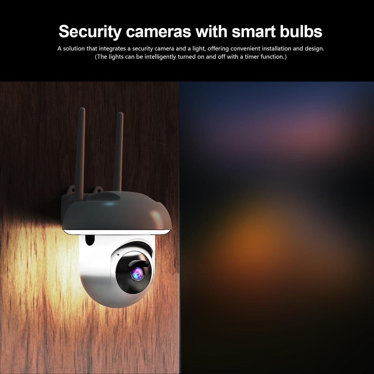 phansatim outdoor security camera rear design product view | Smaronics